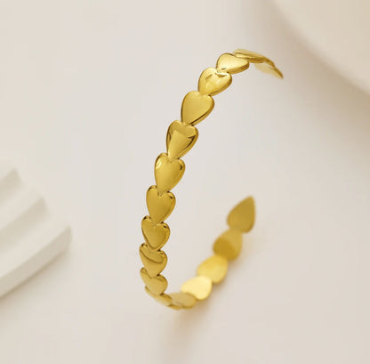 Heart Cuff Bracelet