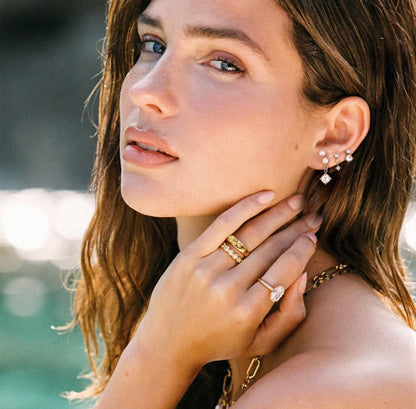 Iris Set of 3 - 18k Gold plated