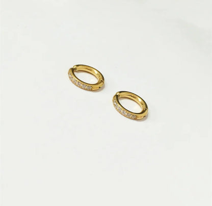 Piercing Huggies - 18k gold plated