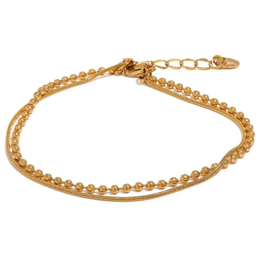 Bee layered Bracelet