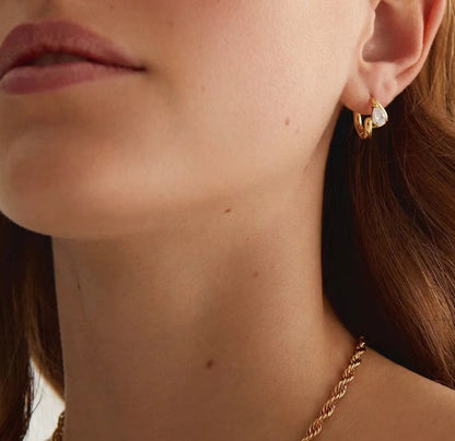 Berry Hoops - 18k Gold Plated
