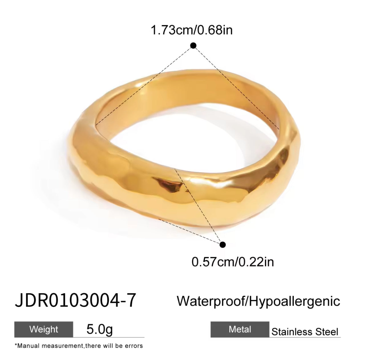 Golden Glow Rings