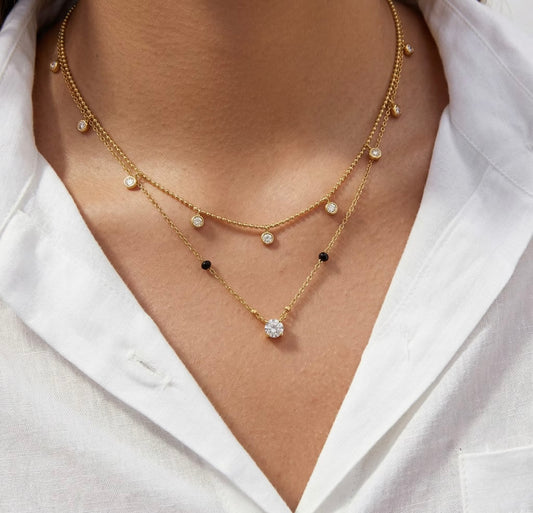 Noor Mangalsutra - 18k Gold plated