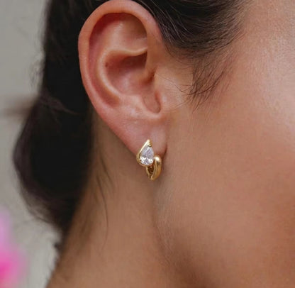 Berry Hoops - 18k Gold Plated
