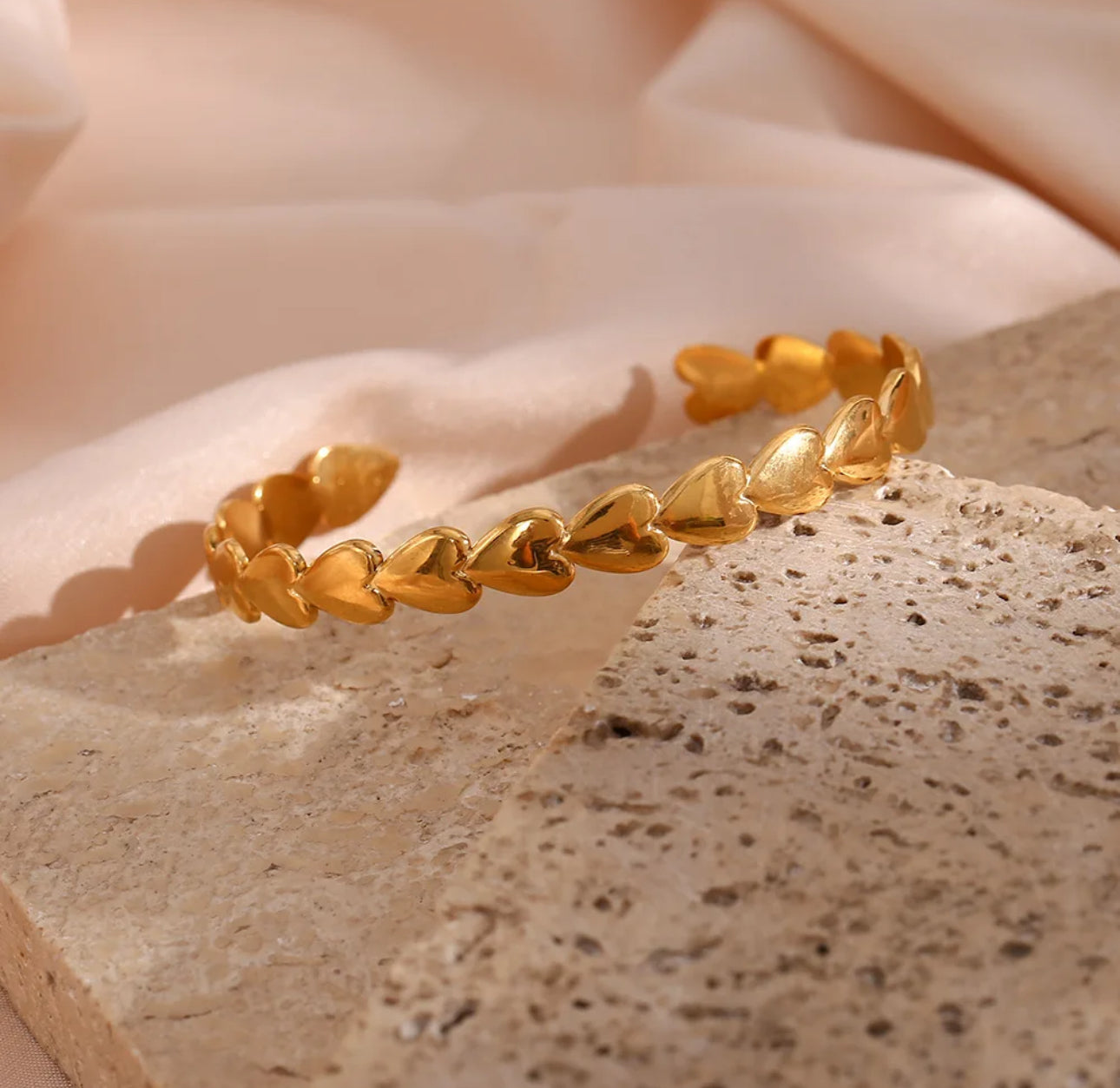 Heart Cuff Bracelet