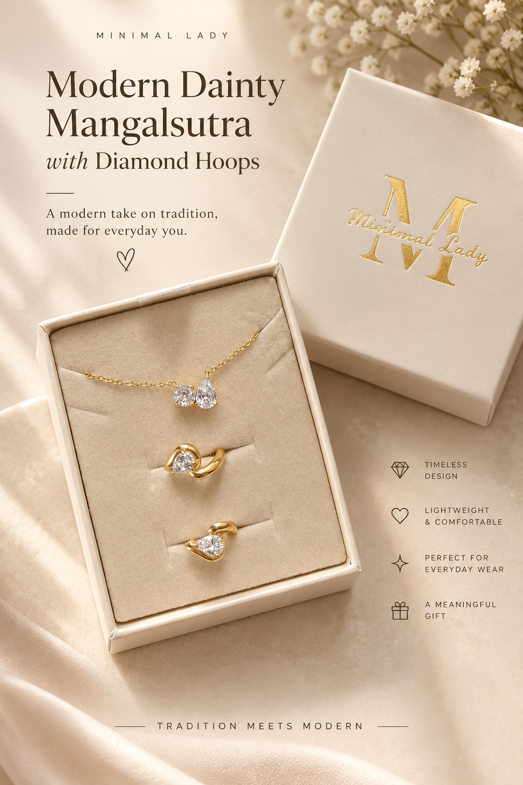 Mangalsutra Combo - 18k Gold Plated