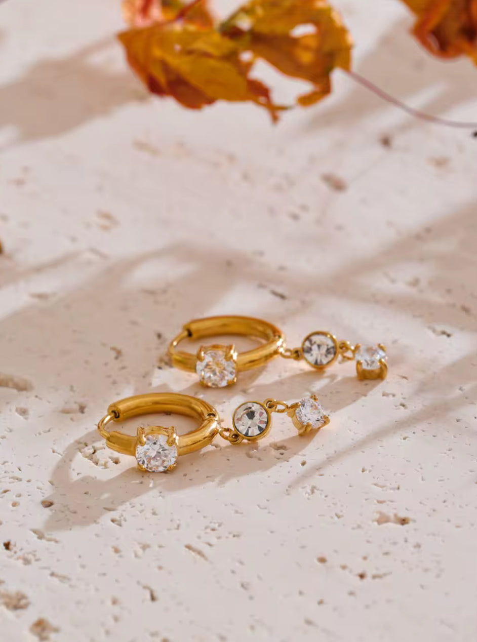 Bliss Huggies- 18k gold plated