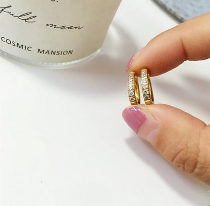 Piercing Huggies - 18k gold plated