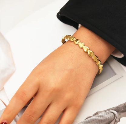 Heart Cuff Bracelet