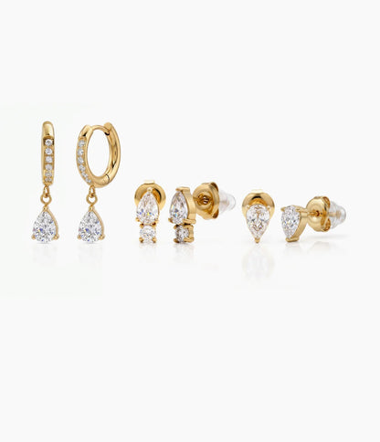 Tear drop Set of 3