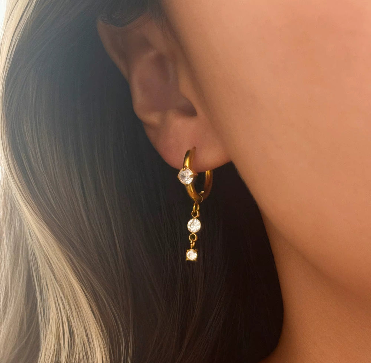 Bliss Huggies- 18k gold plated