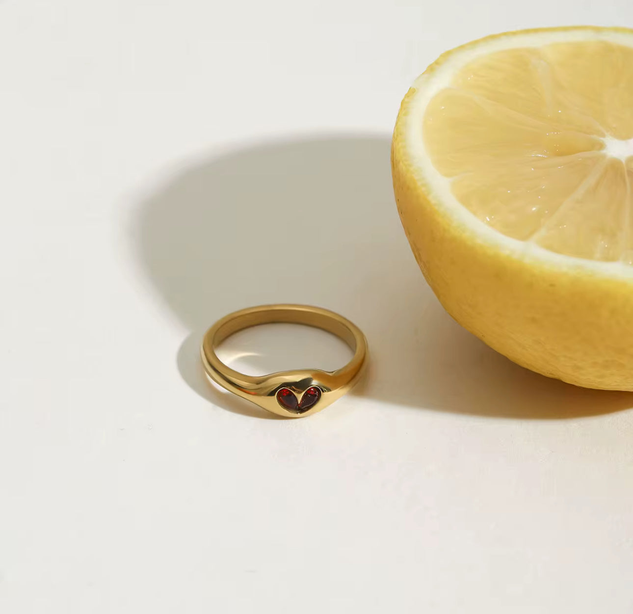 Golden Glow Rings