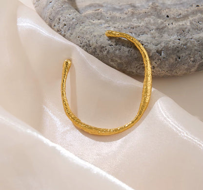 Azur Cuff Bracelet - 18k Gold plated