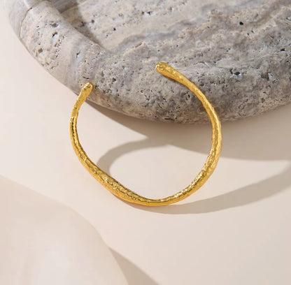 Azur Cuff Bracelet - 18k Gold plated