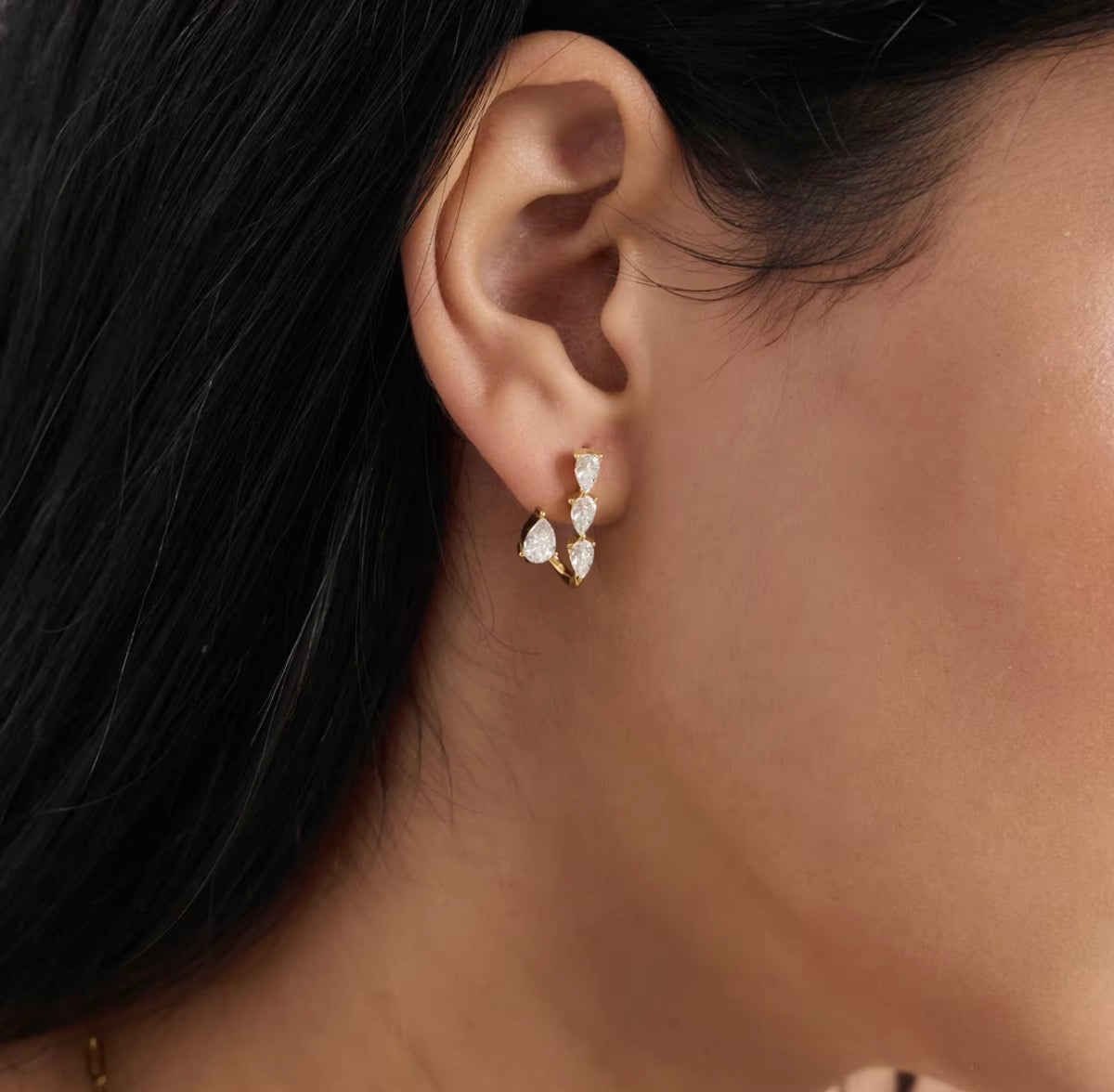 Thea Drops - 18k gold plated
