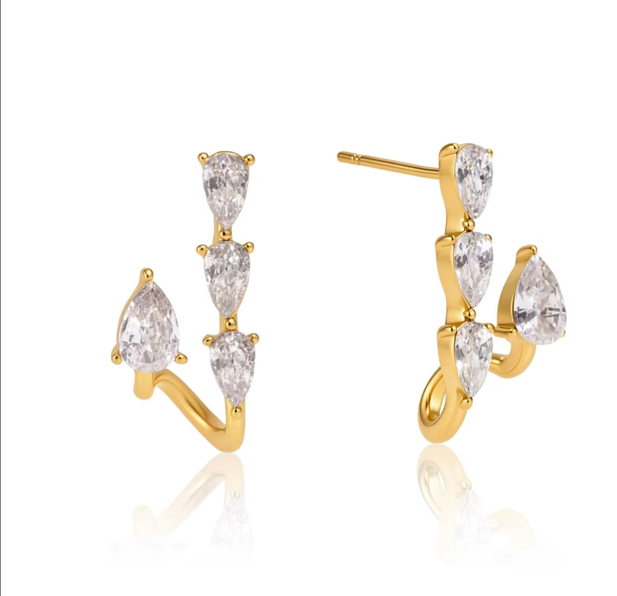 Thea Drops - 18k gold plated
