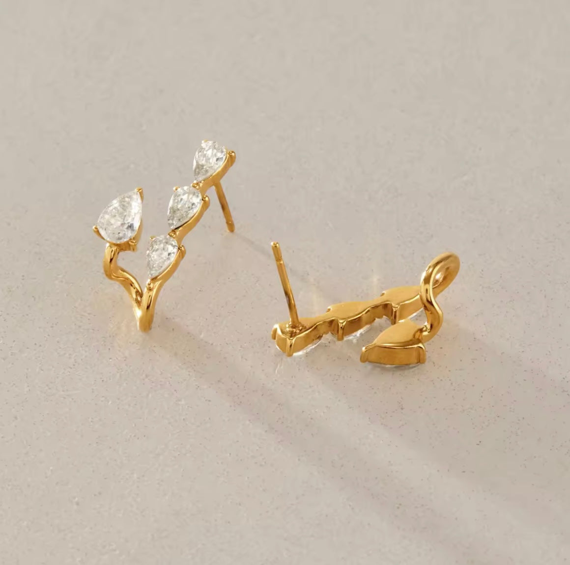 Thea Drops - 18k gold plated